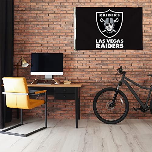 NFL Rico Industries Standard 3' x 5' Banner Flag Single Sided - Indoor or Outdoor - Home Décor
