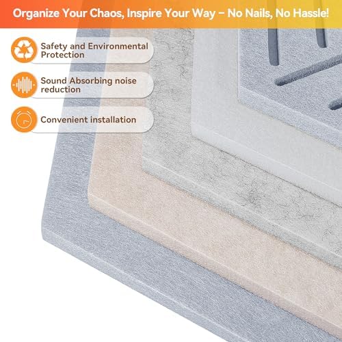 Felt Bulletin Cork Board for Office, 12 x 10 inch, 10 Pack