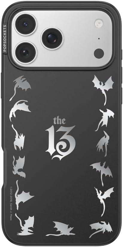 PopSockets iPhone 17 Pro Max Phone Case with MagSafe, Wireless Charging Compatible, Dragon - The 13