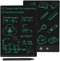 LCD Writing Tablet 2 Sides Screen Erasable Reusable 11.5inch and 10.5inch Electronic Drawing Pads Portable Scratchpad for Kids Adults Home Office (Black)