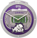 YouTheFan NCAA TCU Horned Frogs StadiumView 3D Wall Clock