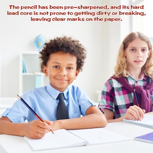 20 PCS Checking & Grading Pencils, Red and Blue Double Ended Erasable Pencils with Sharpeners, Pre-Sharpened #2 HB Back to School Supplies for Teachers, Testing, Office & Map Marking(20)