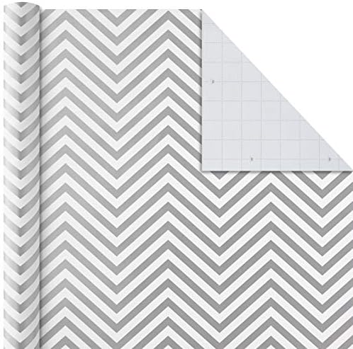 Hallmark All Occasion Wrapping Paper Bundle with Cut Lines on Reverse (Pack of 6; 180 sq. ft. ttl.) Solids, Polka Dots & Stripes for Birthdays, Easter, Mothers Day, Weddings, Baby Showers (5JXW1746)