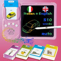 Writing Drawing Tablet with Talking Flash Cards - Italian Pink