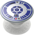 PopSockets Adhesive Phone Grip, Holder- R2-D2 Icon (Gloss) | Secure Comfortable Hold, Anti-Drop, Kickstand, Star Wars, Grogu, Electronic Accessories, For iPad/Kindle/iPhone/Android