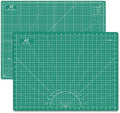 Headley Tools Thickened 18 x 24 Inch Self Healing Sewing Cutting Mat, A2 Rotary Cutting Sewing Mat for Crafts, Double Sided 5-Ply Table Cutting Board for Fabric Quilting Leather Hobby, (Green)