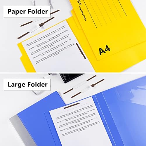 Self-Adhesive Prong Paper Fasteners - IMLIKE 100 PCS Metal File Fasteners, 2" Capacity, 2.75" Base for Paper Folder or Files, Brown - A Good Partner for Collecting Papers (Pack of 4)