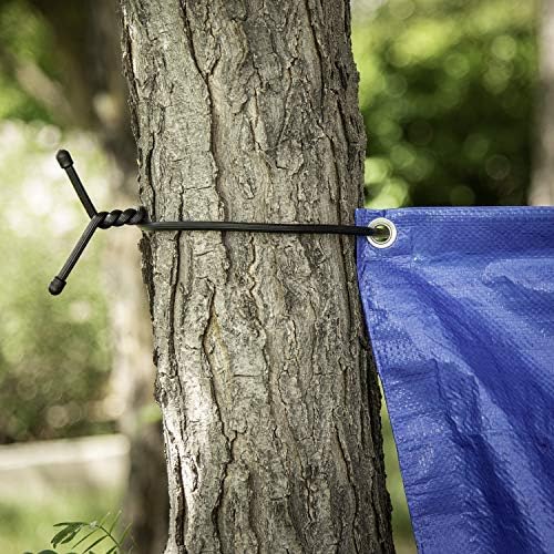 Nite Ize Gear Tie Original ProPacks - Reusable Rubber Twist Ties for Indoor & Outdoor Use - Bendable Wire Interior - Durable Rubber Exterior - Secure Grip - Black, 32" (12 Pack)
