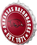 foco NCAA Team Logo Metal Bottle Cap Hanging Wall Sign