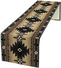 Aztec Southwest Table Runner,Ethnic Style Design Geometric Table Runners Table Setting Decor for Garden Farmhouse Wedding Party Holiday Dinner Home 13x90 Inch