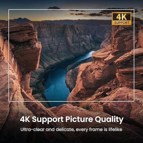 Official Licensed Google TV - HAPPRUN 4K Supported Outdoor Smart Projector