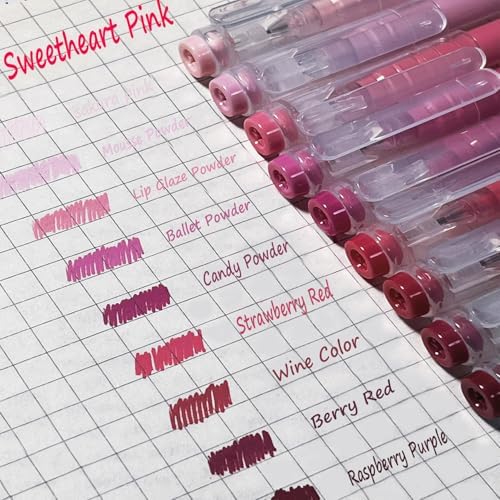 9 Colored Gel Pens Set, 0.6mm Fine Point for Black Paper & White Paper, Pens for Journaling, Adult Coloring Books, Bible, Drawing, Note Taking, Art & Journaling Supplies (Cute Pink)
