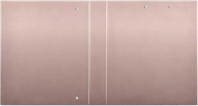 KLL Three Rings Binders 1-1/2 Inch With Interior Pockets - 1/2 Pack School Supplies Hardcover Rose Gold Gradient