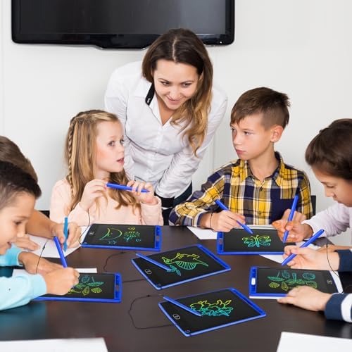 Zhehao 32 Pcs LCD Writing Tablet for Kids 8.5" Erasable Doodle Board