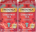 Twinings Christmas Black Tea Individually Wrapped Bags, 20 Count (Pack of 2), Aromatic Cinnamon & Clove, Caffeinated, Enjoy Hot or Iced, 20 Teabags