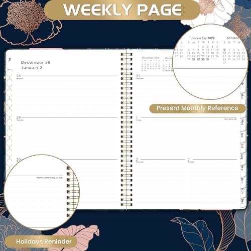 2027 Planner - Large Planner 2027, Jan.2027 - Dec.2027, 9" x 11"
