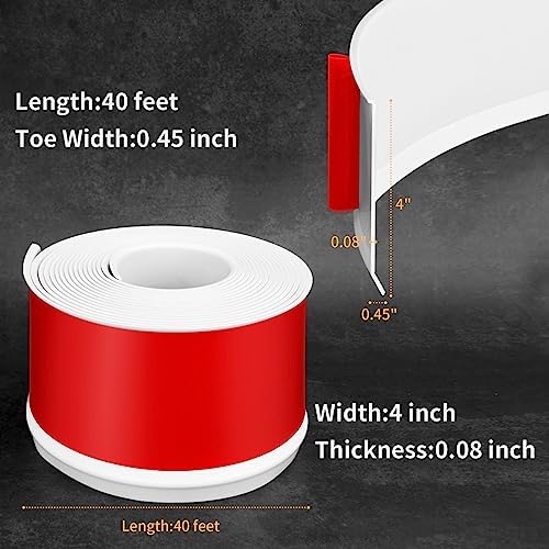 Vinyl Baseboard Molding Trim 4 Inch Peel and Stick Cove Base