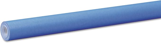 Fun Express Pacon Fadeless Paper Roll, 50 lb Bond Weight, 48' x 50 ft, Brite Blue | 47.25” x 50’, Brite Blue, 1 Roll