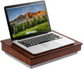 LAPGEAR Schoolhouse Lap Desk - Java Acacia Wood, Built-in Storage
