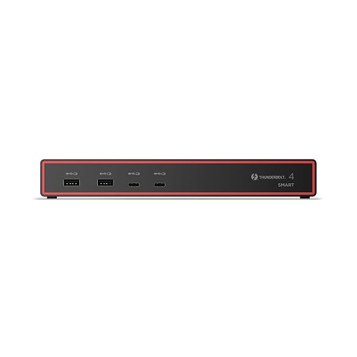 Lenovo ThinkPad Thunderbolt 4 Smart Dock Gen 2 7500, Multiple Display Support, Integrated 1M Thunderbolt 4 Cable, Remote Hardware Management, 40Gbps Data Speed, 100W Power Delivery, Black
