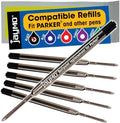Replacement for Parker 1950369 - G2 Ballpoint Pen Refill - 6 Black