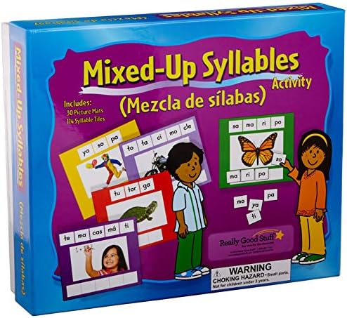 Really Good Stuff Mixed up Syllables, Mezcla de S A­Labas, 30 Mats