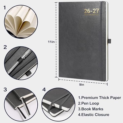 Planner 2026-2027，Planner Weekly and Monthly 2026-2027, Jul 2026 - Jun 2027