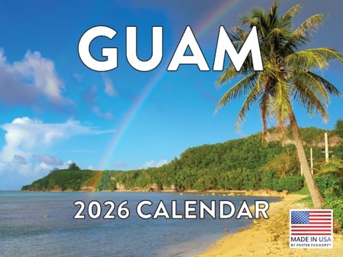 Guam Calendar 2026 Wall 12 Month Monthly GU Scenic Souvenirs Themed Gifts | American Made In The USA