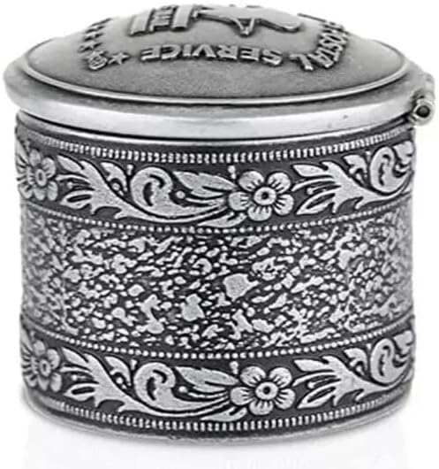 Floral Metal Stamp Coil Dispenser (Holds a Roll of Forever Postage Stamps) Holder