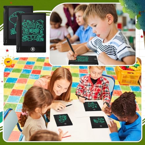 Zhehao 32 Pcs LCD Writing Tablet for Kid Mini Doodle Board,Black