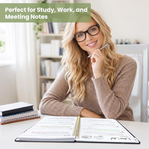Large Planner 2026-2027, A4 (8.5" x 11") Hardcover Weekly & Monthly Planner July 2026 - June 2027 with Monthly Tabs, Academic Planner for School, Work and Office, Floral Dream