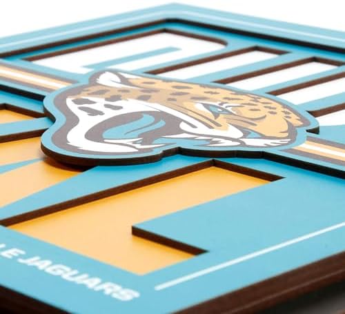 YouTheFan NFL Jacksonville Jaguars Slogan Series 3D Wall Art