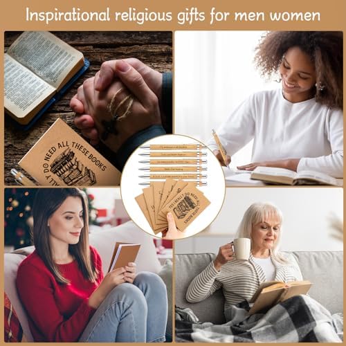 Supervitae 48 Set Book Lover Gifts Journal Notebook Bamboo Pens