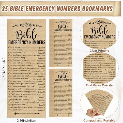 Feifeiya 25 Sets Christian Gifts for Grandparents Day Bible Verse Pen Kit