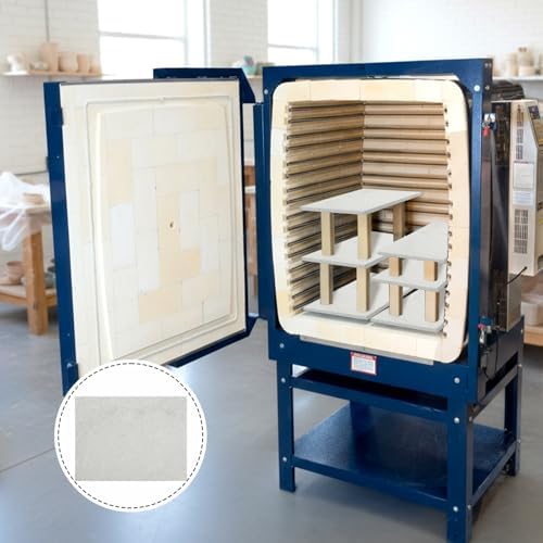 Weysat Square Kiln Shelf for Glass Fusing and Ceramics, Use in Any Kiln(8 x 9 x 0.5 Inch,1250℃)