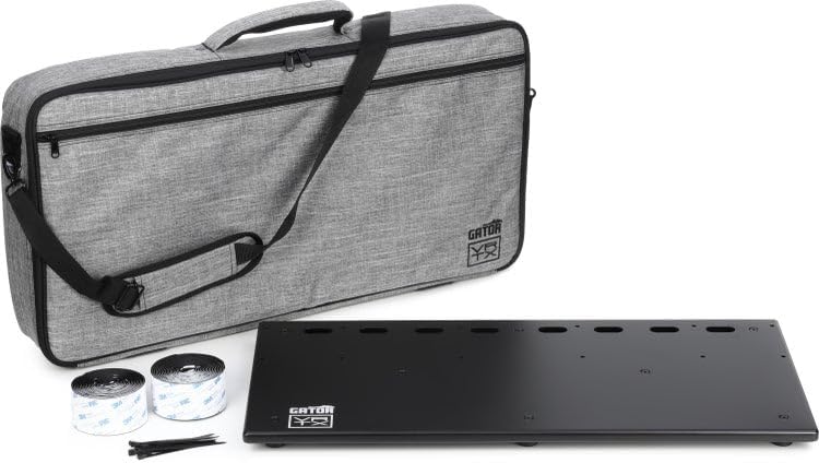 Vertex by Gator Tour Compact Series 27" x 13" Pedalboard w/Padded Gig Bag, (GV-TC2713-GB)