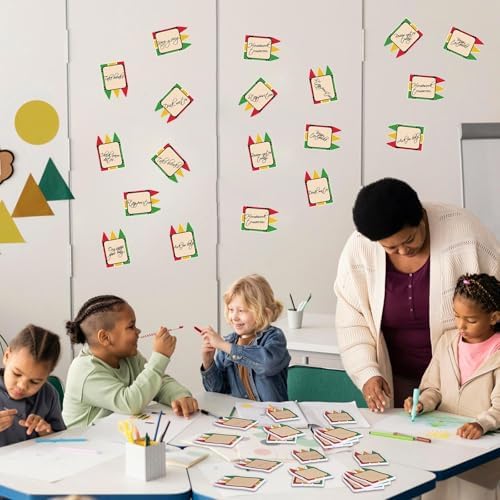 48 Pads 1440 Sheets Crayon Sticky Notes Teachers Note Pads Appreciation Gifts Self Adhesive Memo Pad Cute Gifts