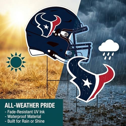 NFL Logo & Helmet 2 Pack Yard Sign Set