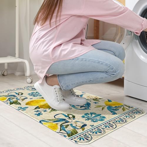 Kitchen Rugs and Mats,Washable Non-Slip Floor Mats Door Mat