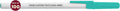 DISCOUNT PROMOS Custom Value Stick Pens Set of 100, Personalized Bulk Pack - Black Ink, Great for Office, School, Business, Tradeshows, Events - Teal