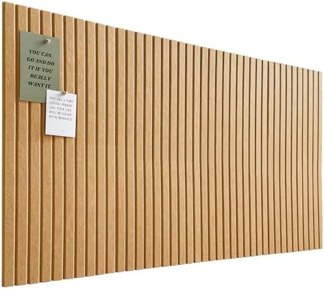 Large Felt Bulletin Board 48" x 24", Mustard