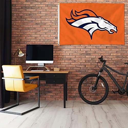 NFL Rico Industries Standard 3' x 5' Banner Flag Single Sided - Indoor or Outdoor - Home Décor