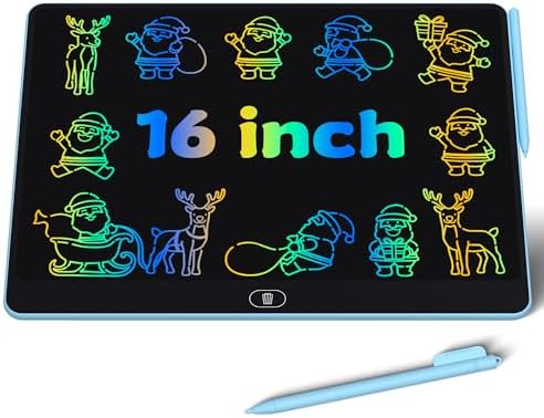 LCD Writing Tablet for Kids 16 inch 3 pcs (Blue, Pink and Black)