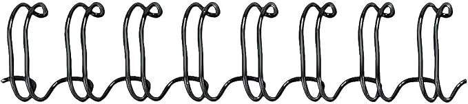 Fellowes 3/8-Inch Binding Spines Wire, 25-Pack, Black (52541)