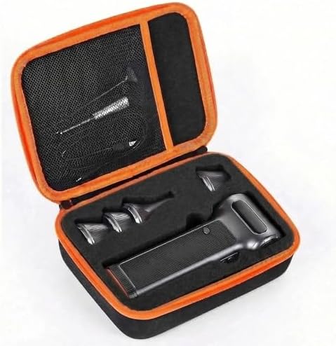 YouKnow Travel Case Compatible with WOLFBOX MF200 Compressed Air Duster - Custom Foam Organizer for Blower Tool & Accessories (Only Case) (Black)