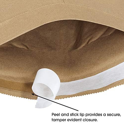Top Pack Supply Self-Seal Padded Mailers, #7, 14 1/4" x 20", Kraft (Pack of 25)