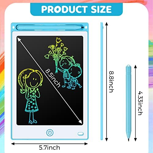 Zhehao 32 Pcs LCD Writing Tablet for Kids 8.5" Erasable Doodle Board