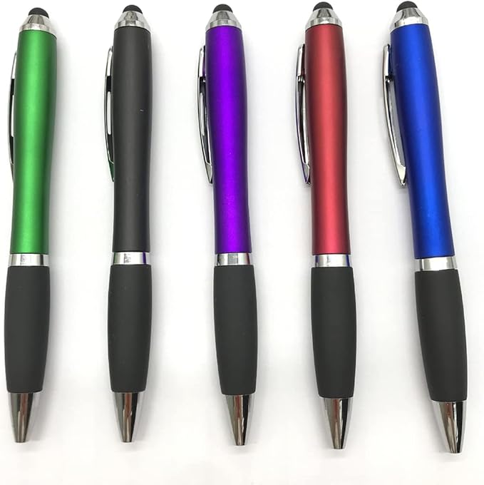 HEYZARDA Personalized Pens with Name Text Icon Logo Engraved for Business Office Custom Ballpoint Pen 50 100 Pcs Optional, Green