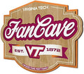 YouTheFan NCAA Officially-licensed FanCave 3D wall art - ready-to-hang, 3D multi-layered construction - floating wall mount design - Perfect fan gift