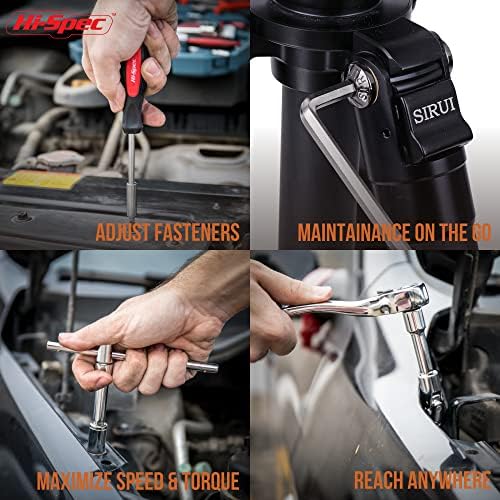 Hi-Spec SAE Auto Mechanics Hand Tool Kit Car Motorcycle Ratchet Wrench